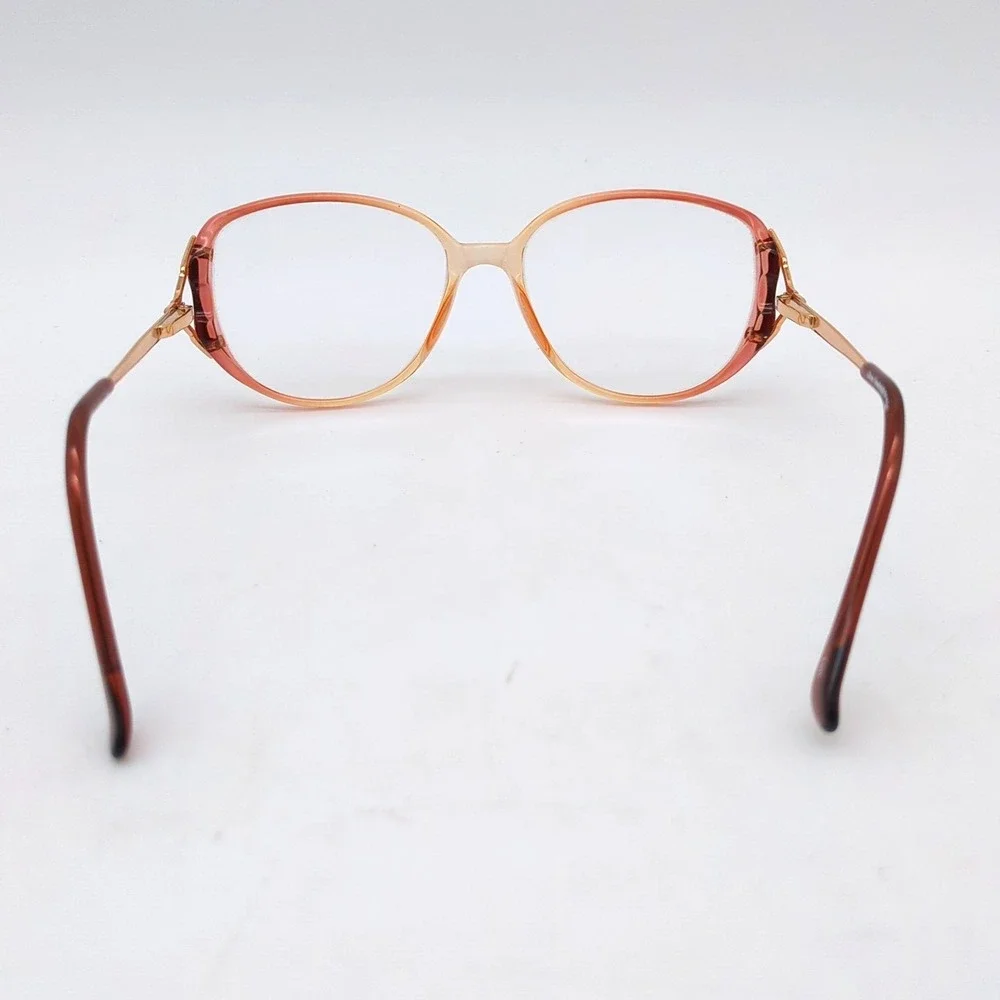 Gloria Vanderbilt 746 Zyloware 265  Gold & Pink Floral Eyeglass Frames Only